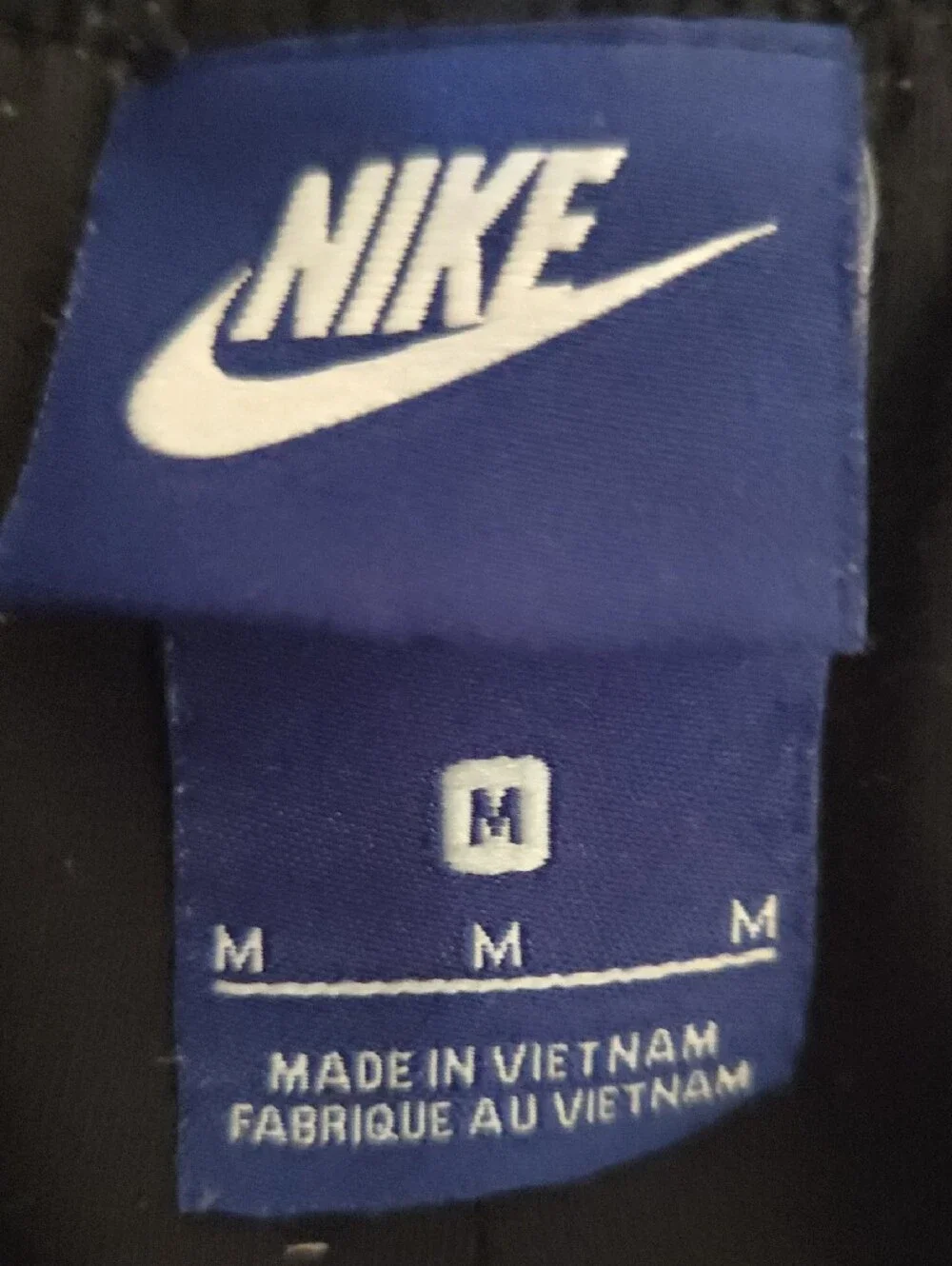 Nike Black Kids Wind Pants with White Swoosh